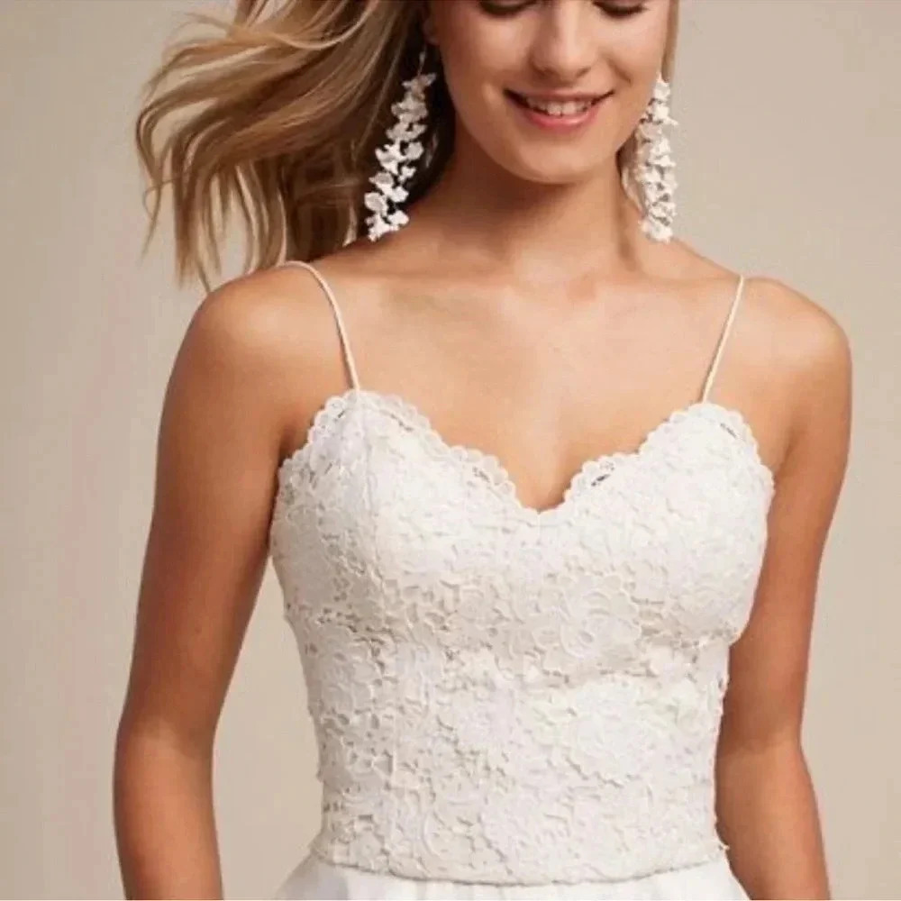 NWT Catherine Deane Havanna Lace Corset Top Bridal Wedding Ivory 4